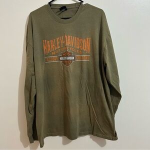 Harley-Davidson long-sleeve T-shirt "Rockstar" Y2K Fort Meyers Fl Size XXL